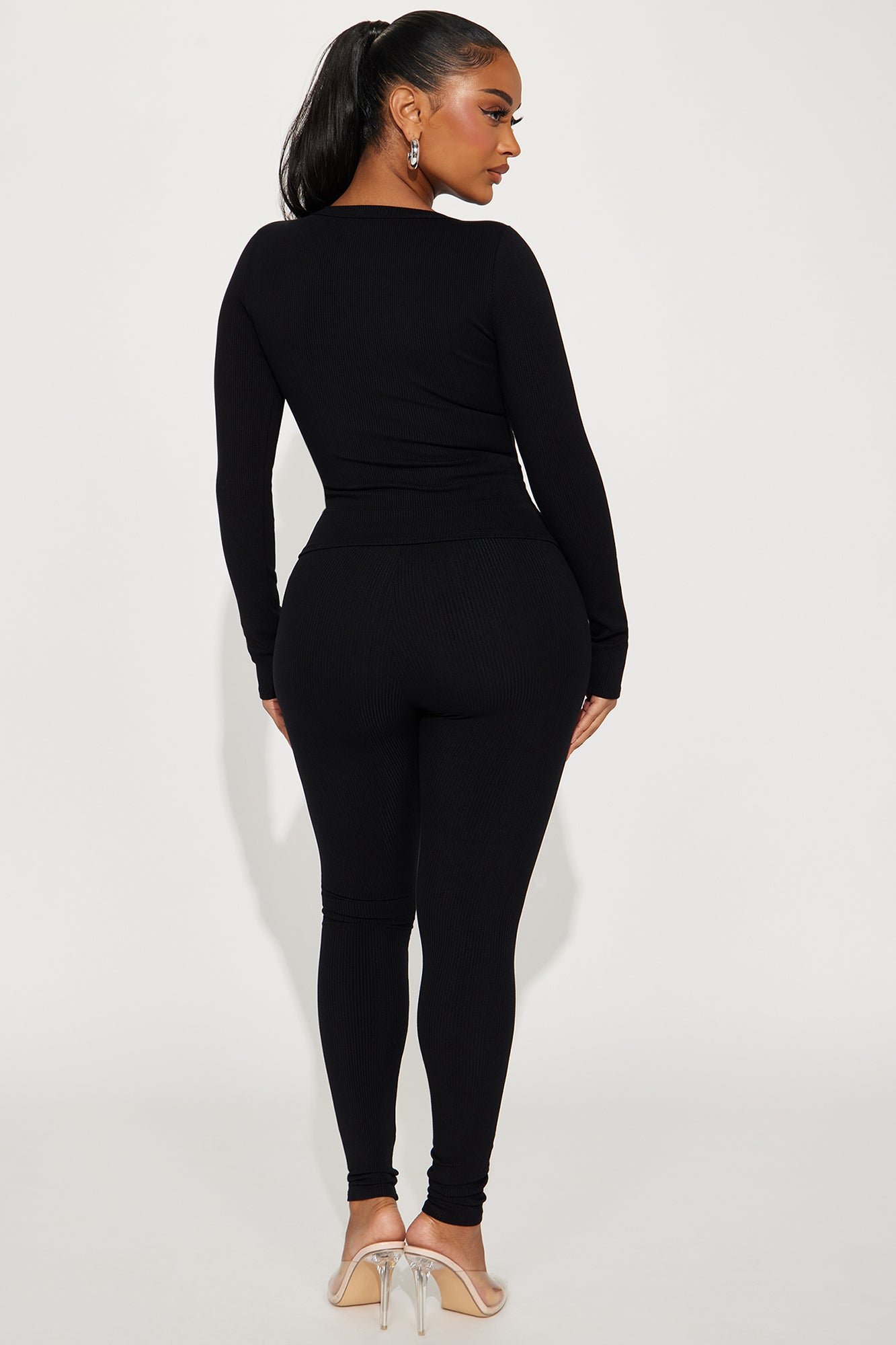 Braelynn Snatched Pant Set - Black
