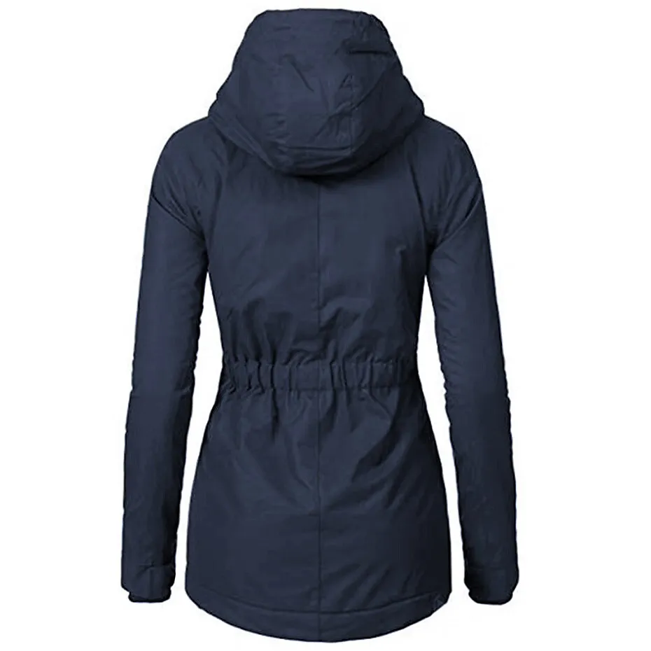 Women's Parka Street Fall Winter Long Coat
