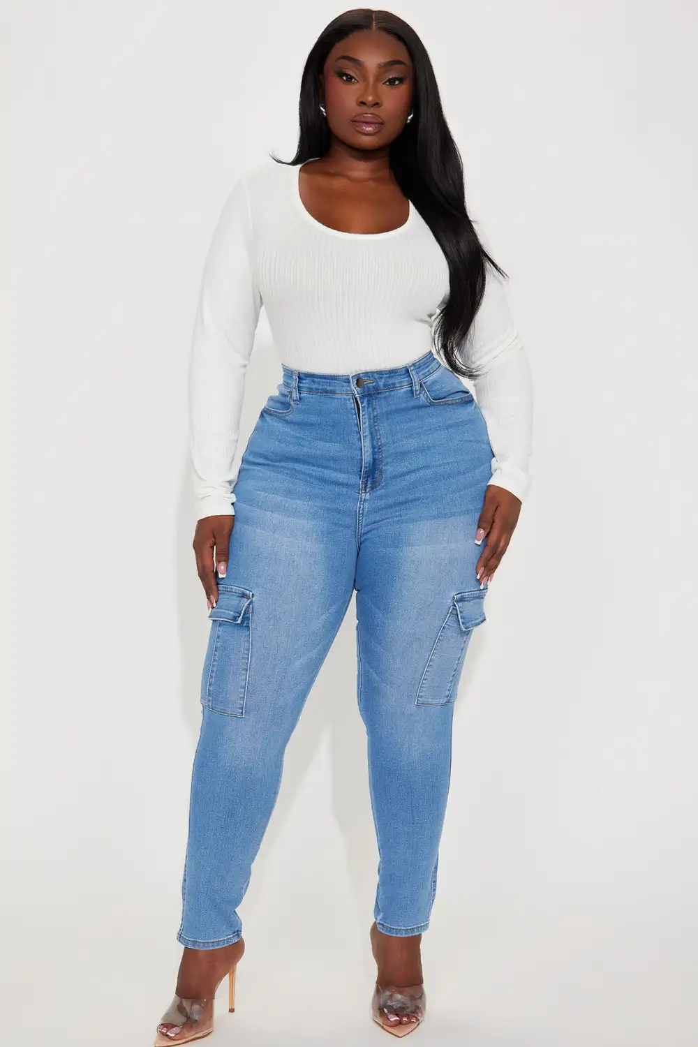 Emelia Ribbed Top - Off White