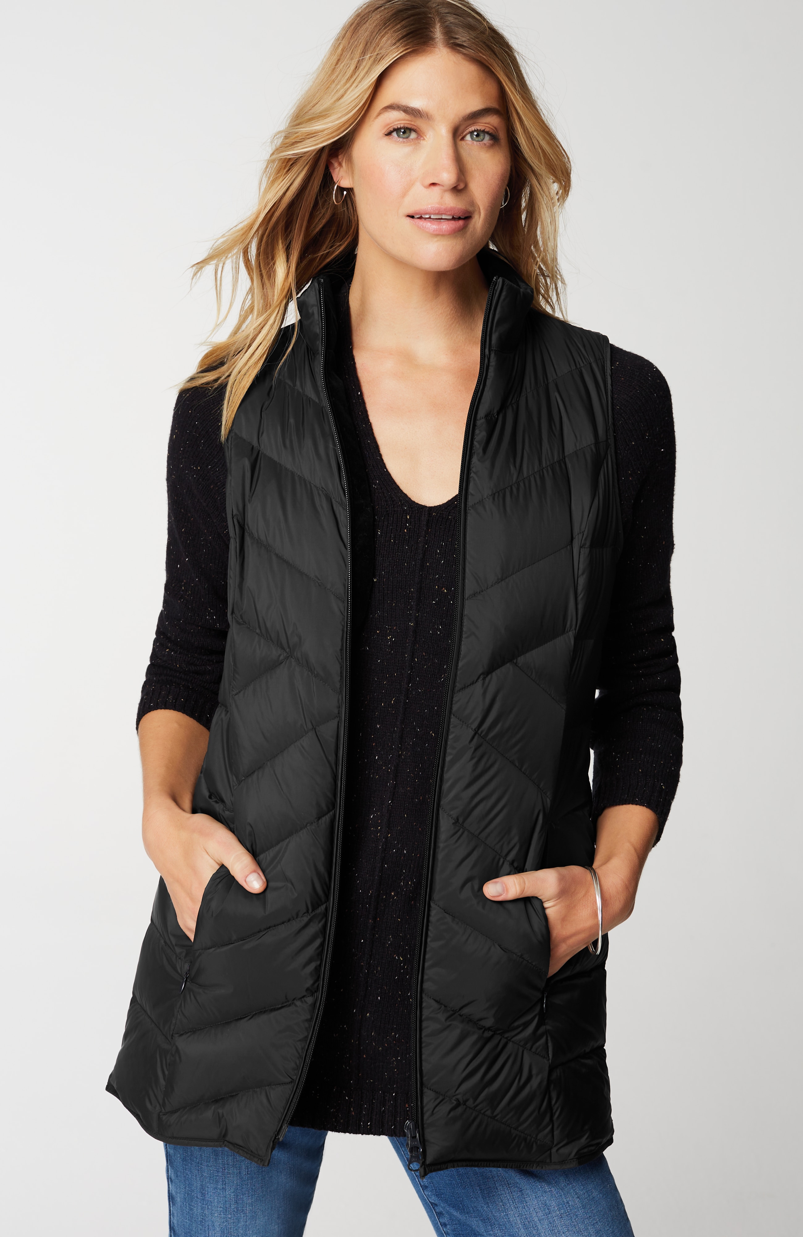 Side-Zip Down Puffer Vest