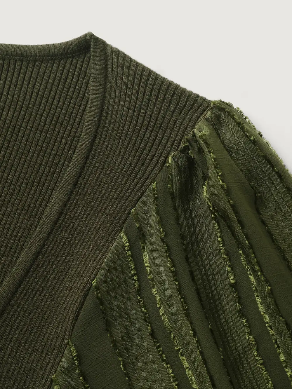 Bodycon Fit Textured Square Neck Pullover