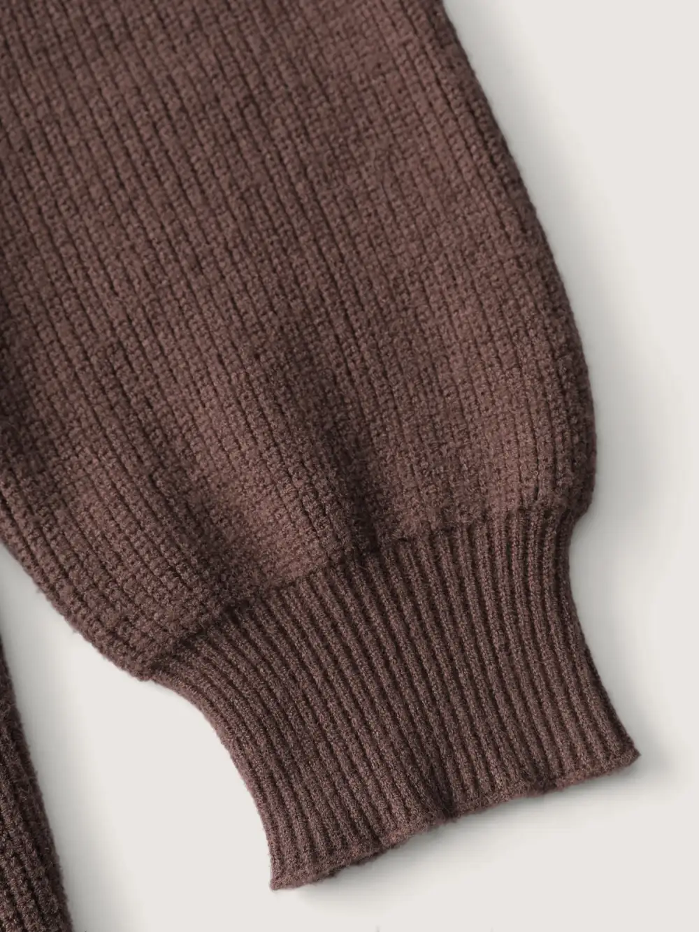 Textured Scarf Pockets Knit Cardigan