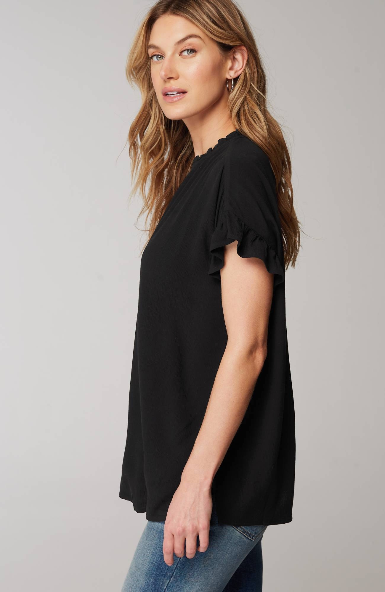 Relaxed Ruffle Top