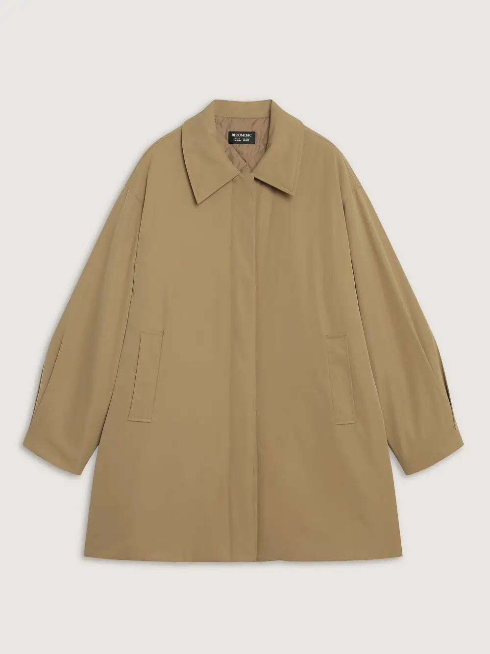 Balloon Sleeve Long Quilted Jacket