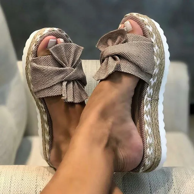 Women's Sandals Slippers Boho Bohemia Beach Espadrilles Platform Sandals Outdoor Daily
