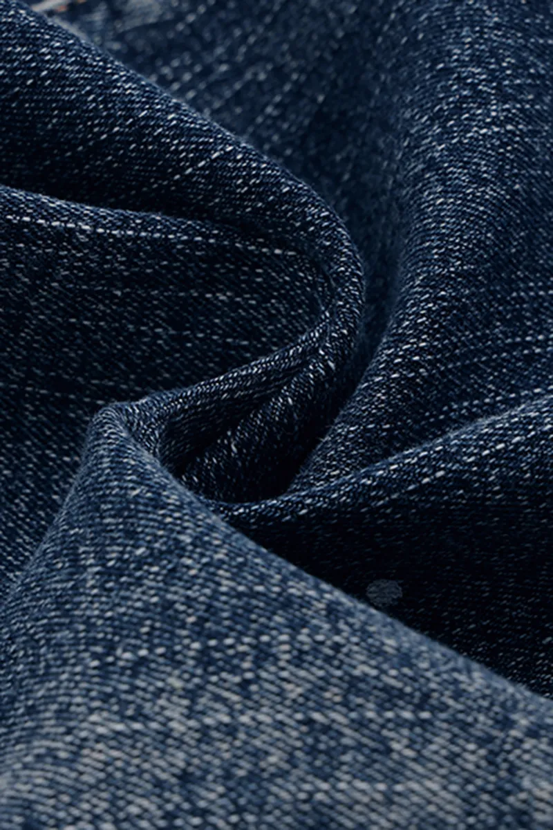 Ripped Slant Pocket Flare Jeans