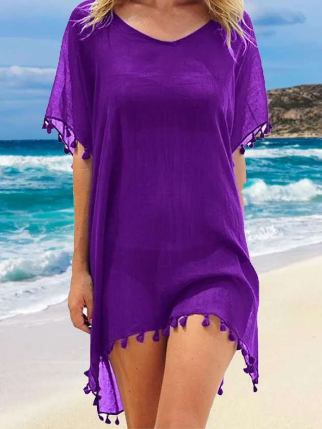 Plain Casual Coverup