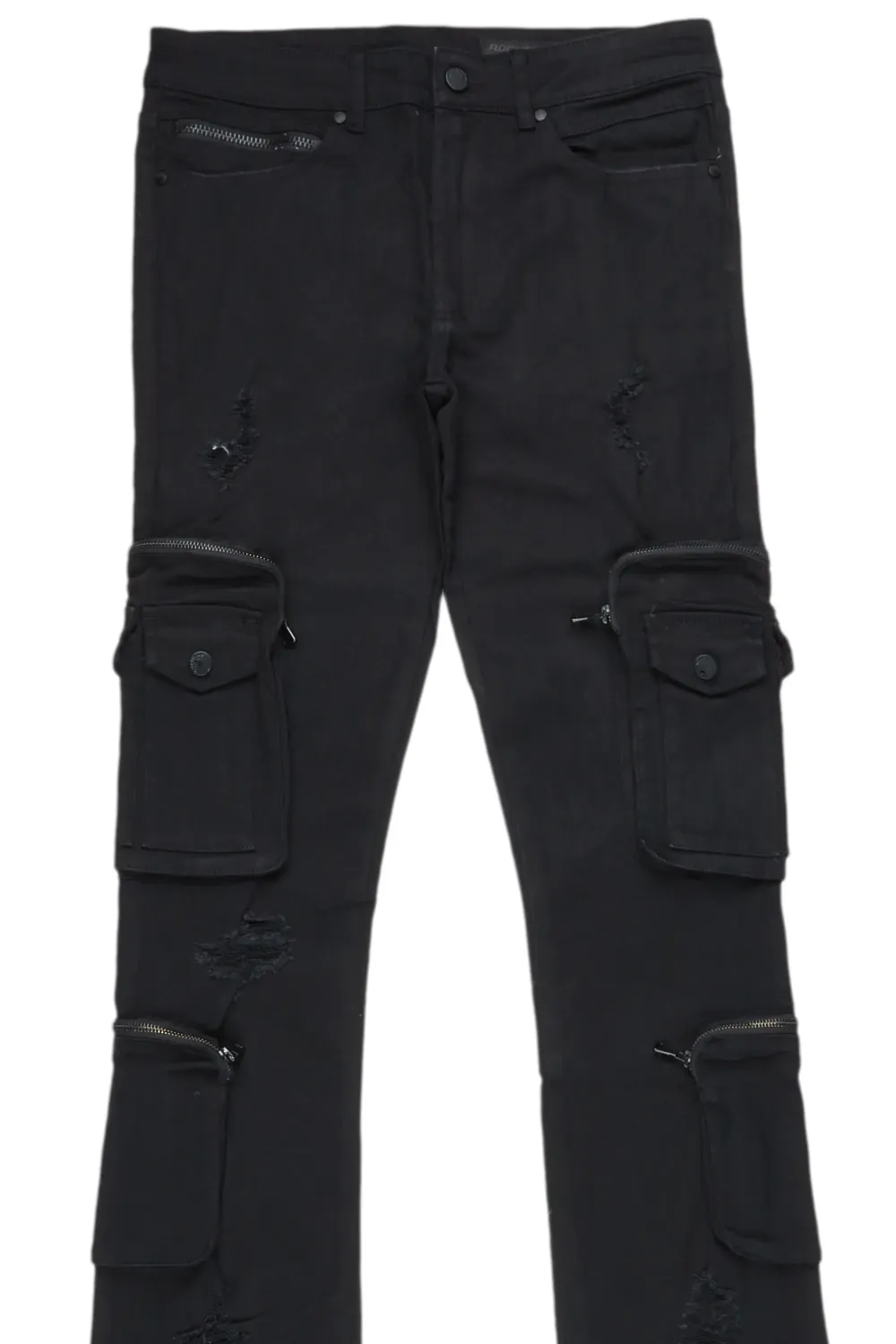 Shane Black Super Stacked Flare Jean