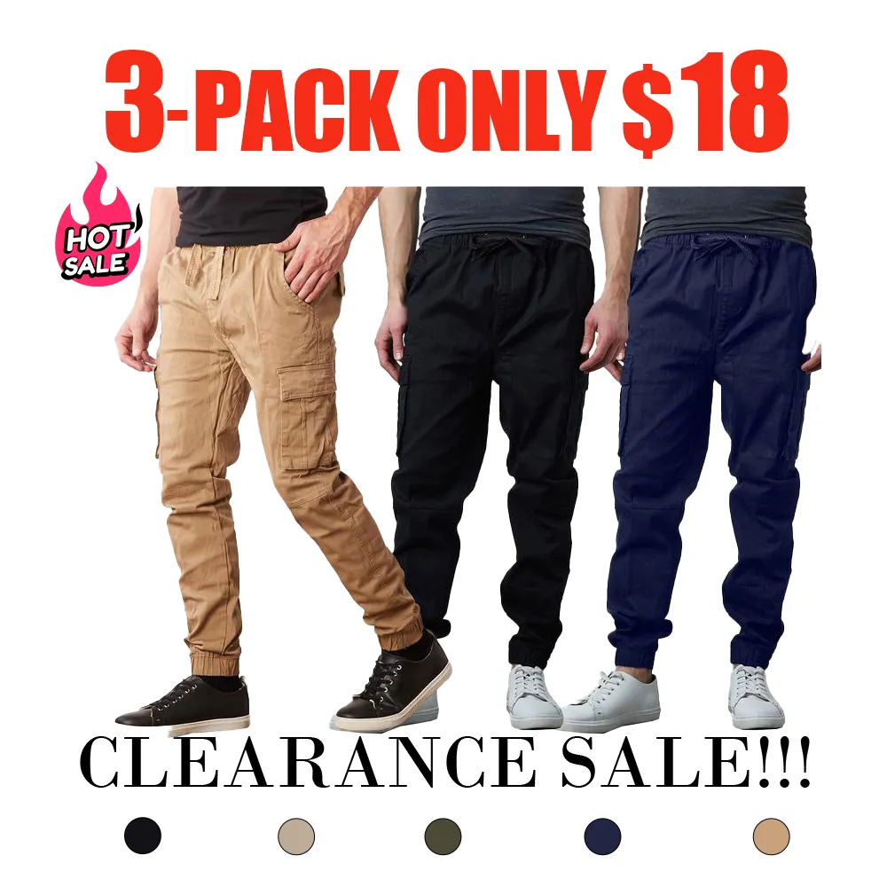 Stretch Fit Cargo Pants – Jogger Style for Work, Travel & Casual Use