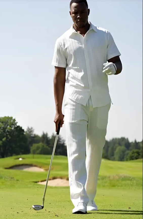 Men’s Maroon Shirt & Trousers Set – Short Sleeve Casual Outfit for Summer & Fall