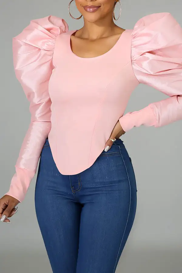  Elegant Irregular Princess Blouse