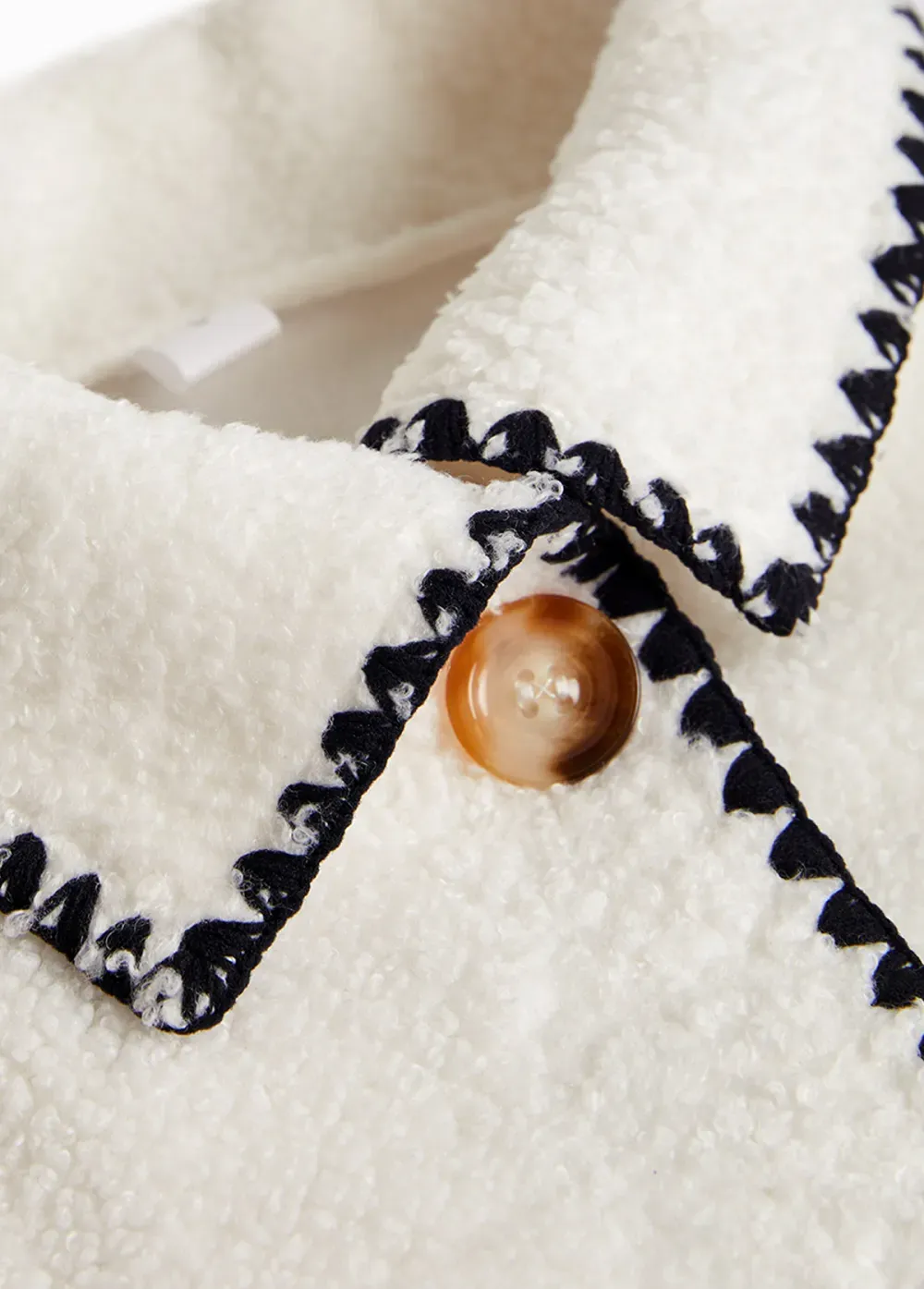 White Button Sleeveless Stand Collar Waistcoat