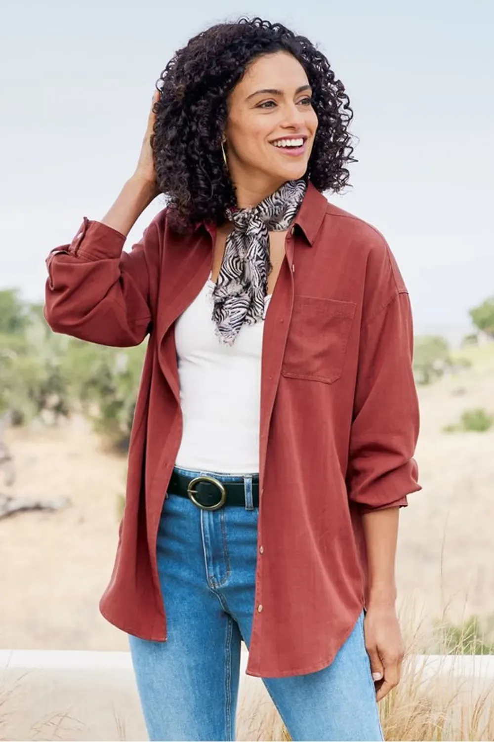 Je Veux Long Sleeve Big Shirt