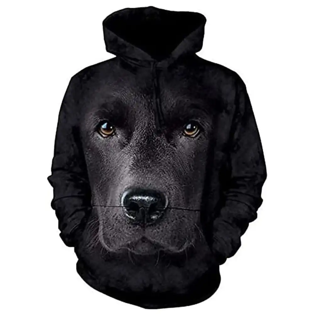 3D Graphic Printed Hoodies Dog
