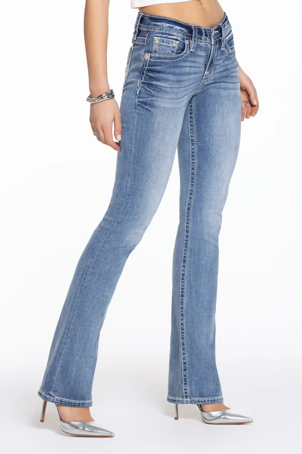 Sariya Floral Bootcut Jeans