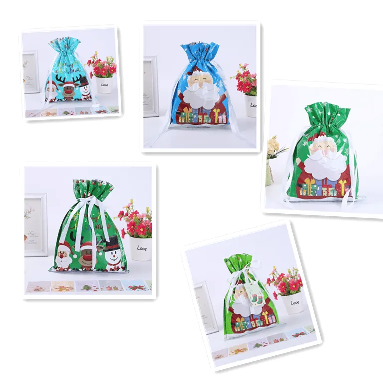 🔥Hot Sale-49% OFF🔥Drawstring Christmas Gift Bags