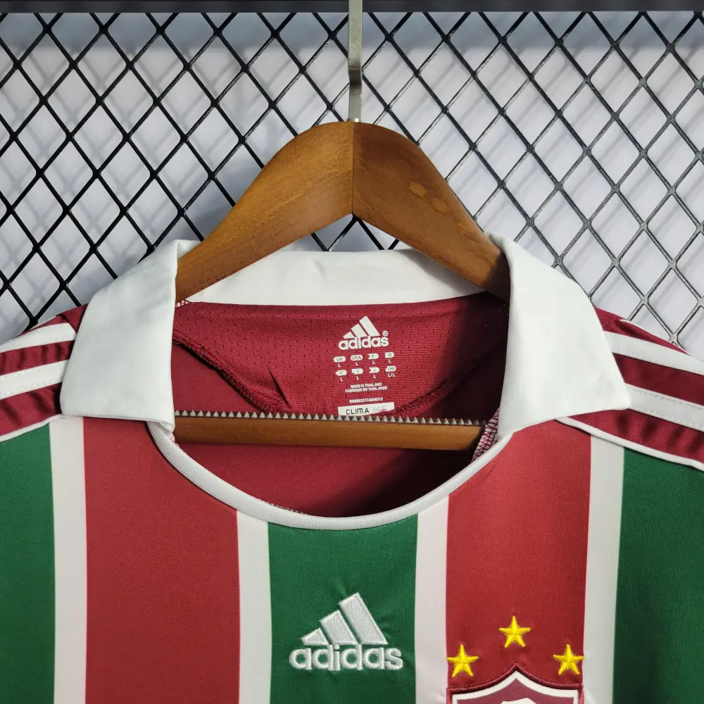 Camisa Fluminense Home 08/09 Retrô - Vinho e Verde