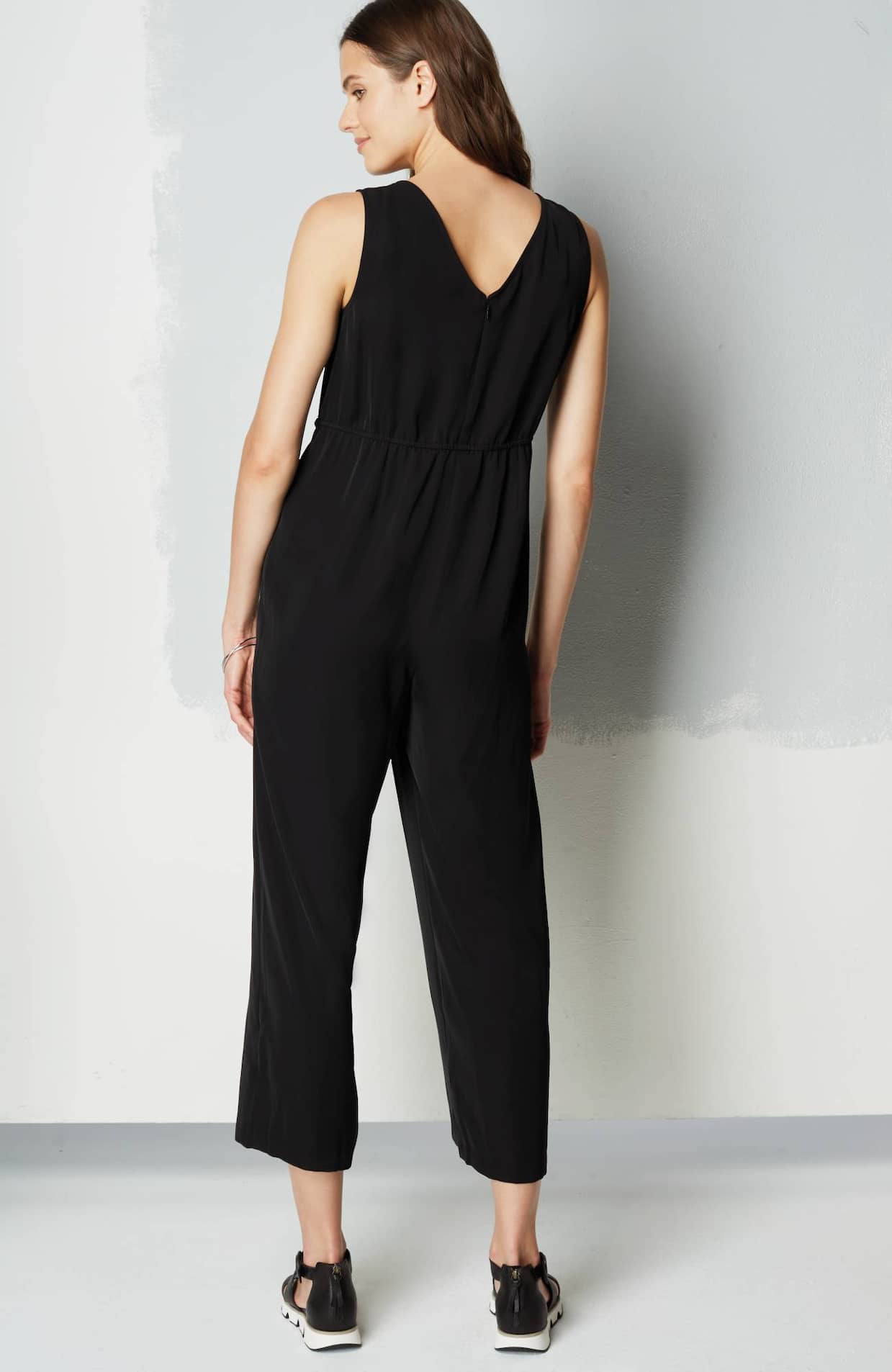 wearever double-v-neck jumpsuit