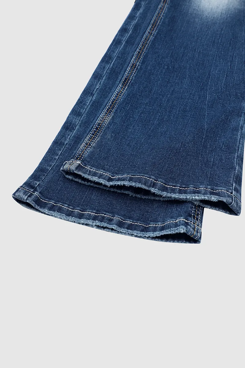 90s Vintage Slant Pocket Bootcut Jeans