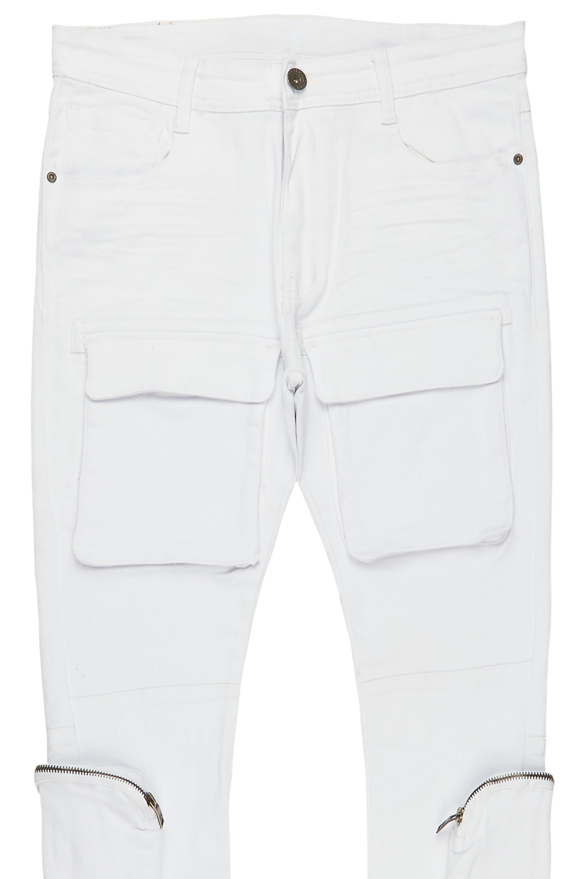 Andre White Cargo Jean