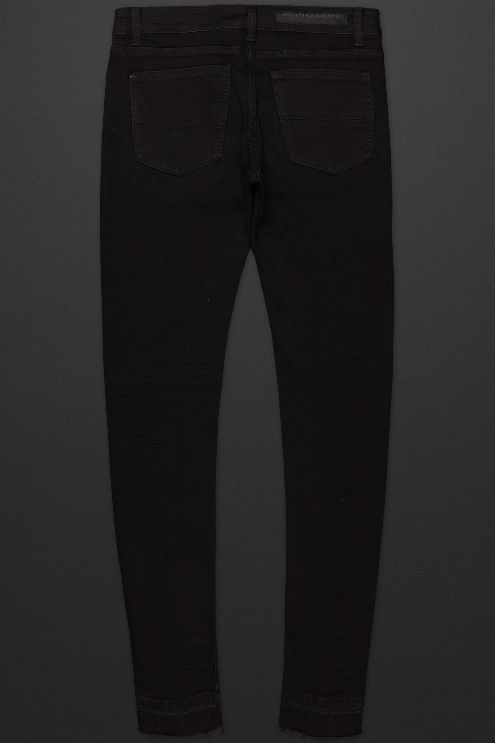 Jaymes Stacked Flare Jean-Black