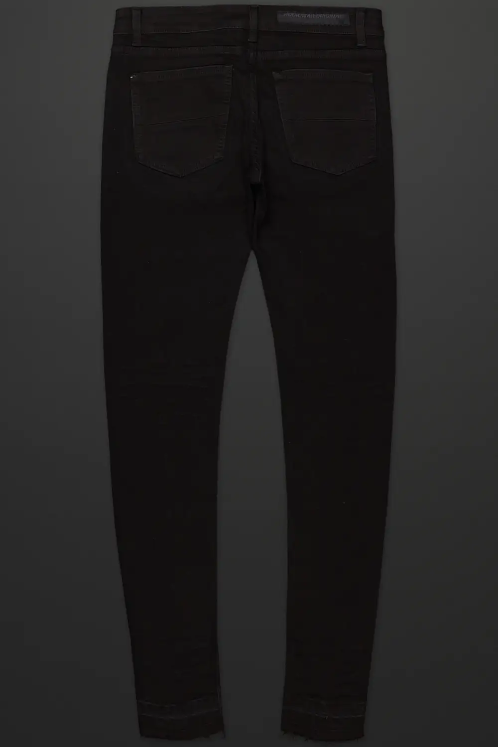 Jaymes Stacked Flare Jean-Black