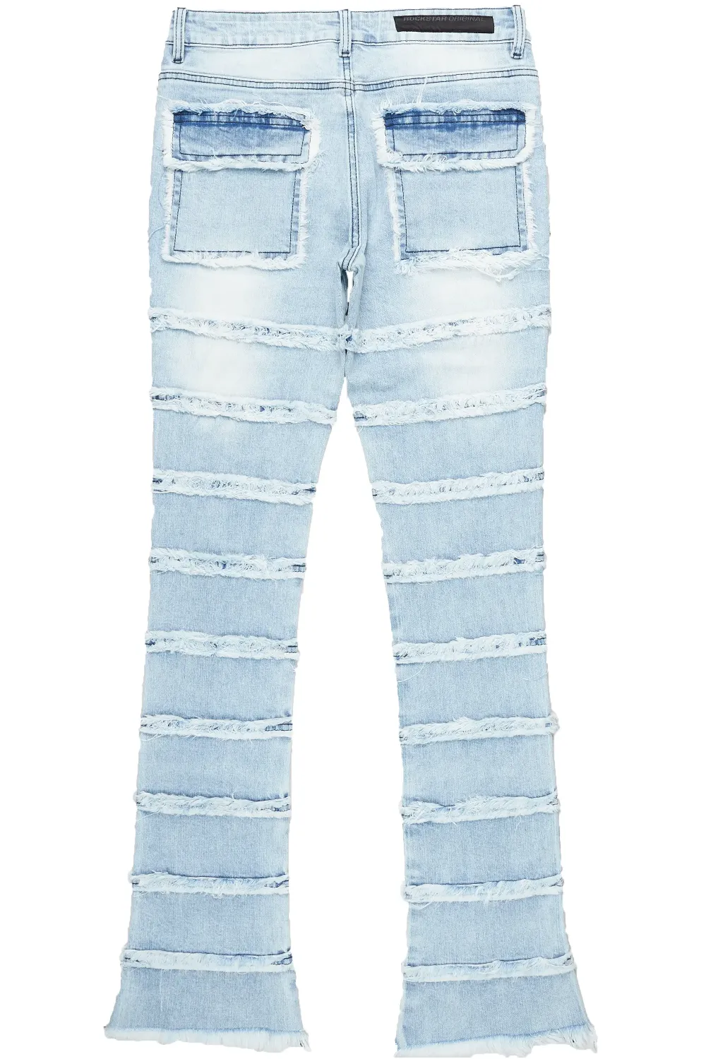 Josie Blue Stacked Flare Jean