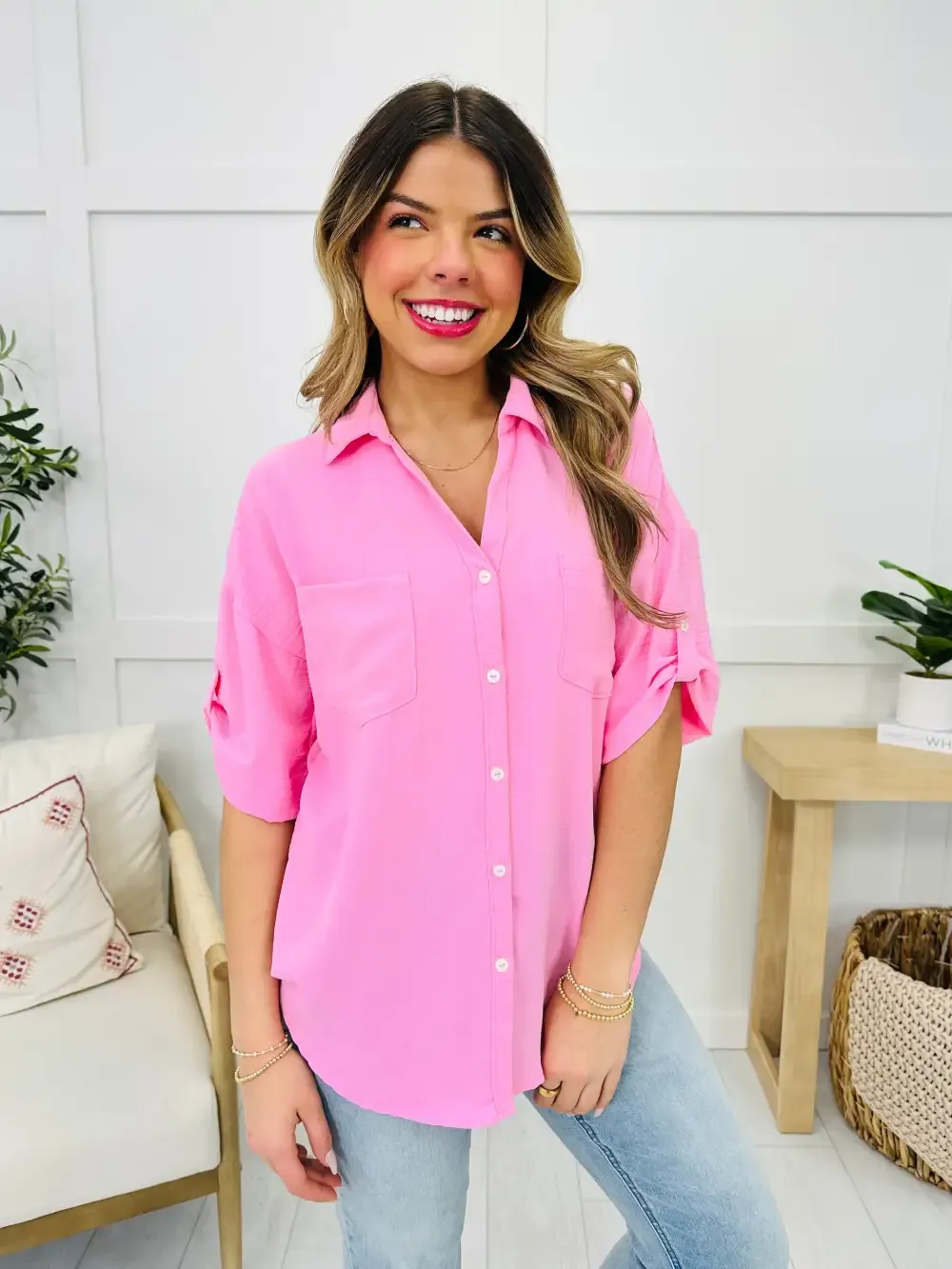 The Perfect Pocket Top- Multiple Colors!