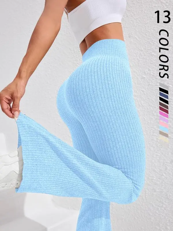 Women's Solid High Waist Sports Leggings