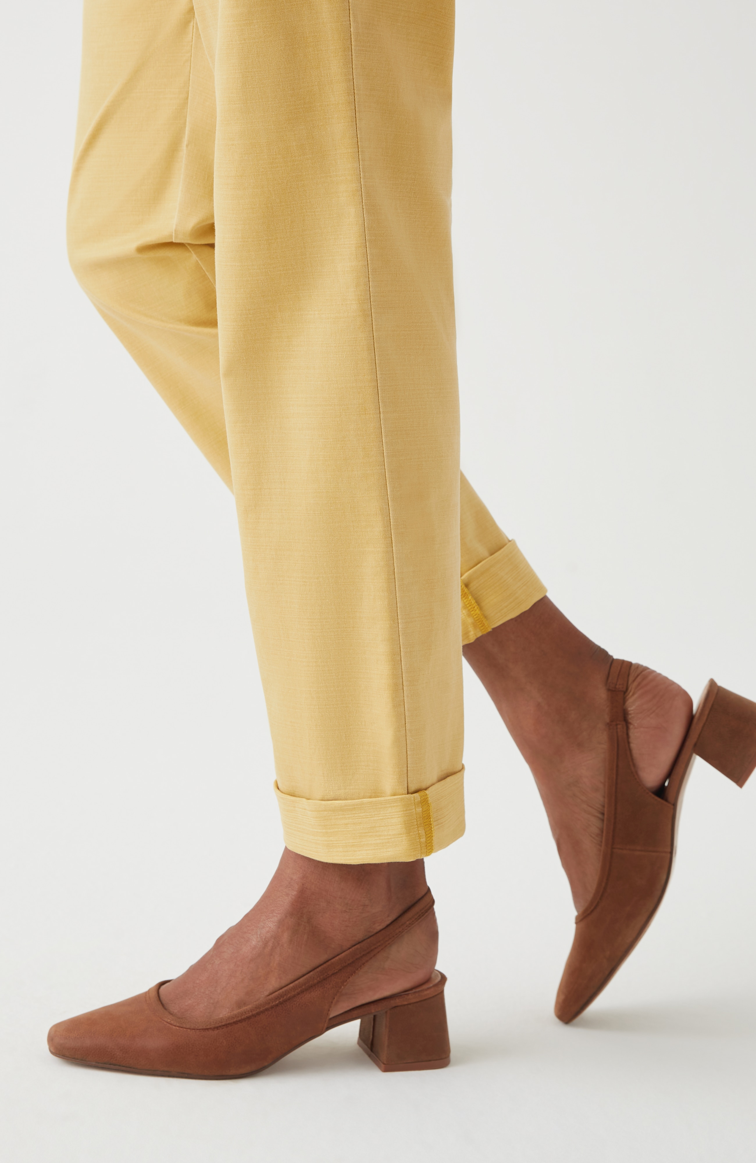 Relaxed Straight-Leg Chino Pants