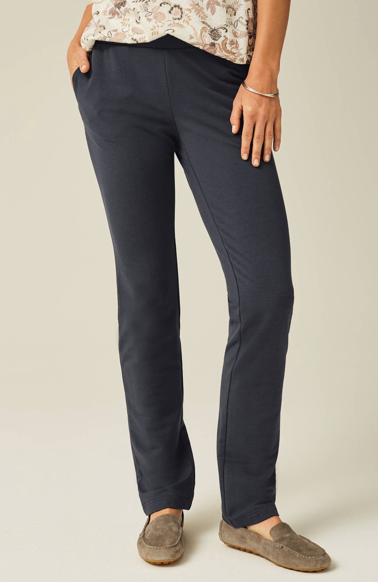 pure jill affinity slim-leg pants