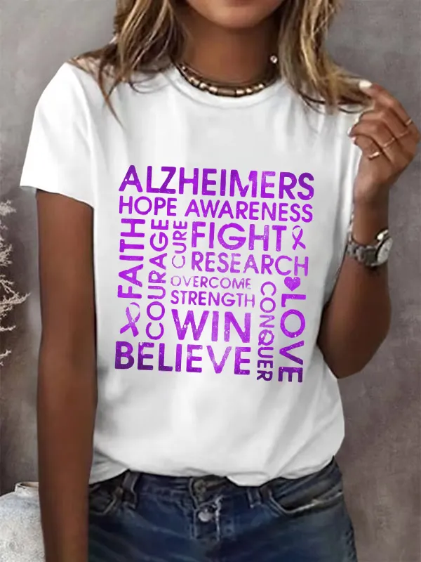 Alzheimers Disease Support Walk, Alzheimer Disease T-Shirt