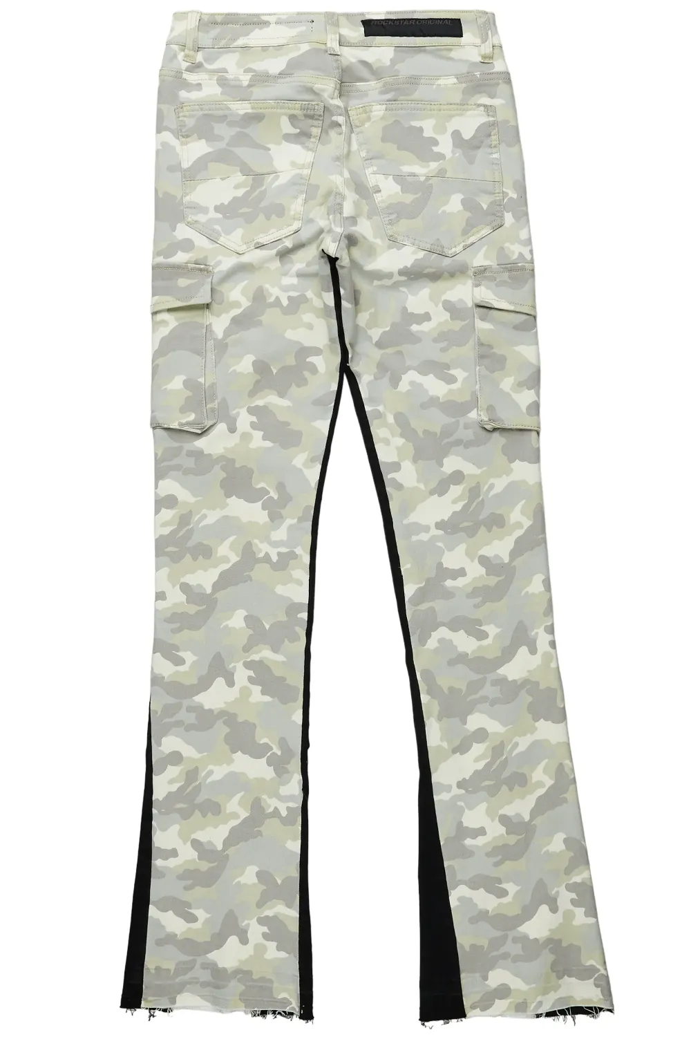 Decimus Light Camo Stacked Flare Jean