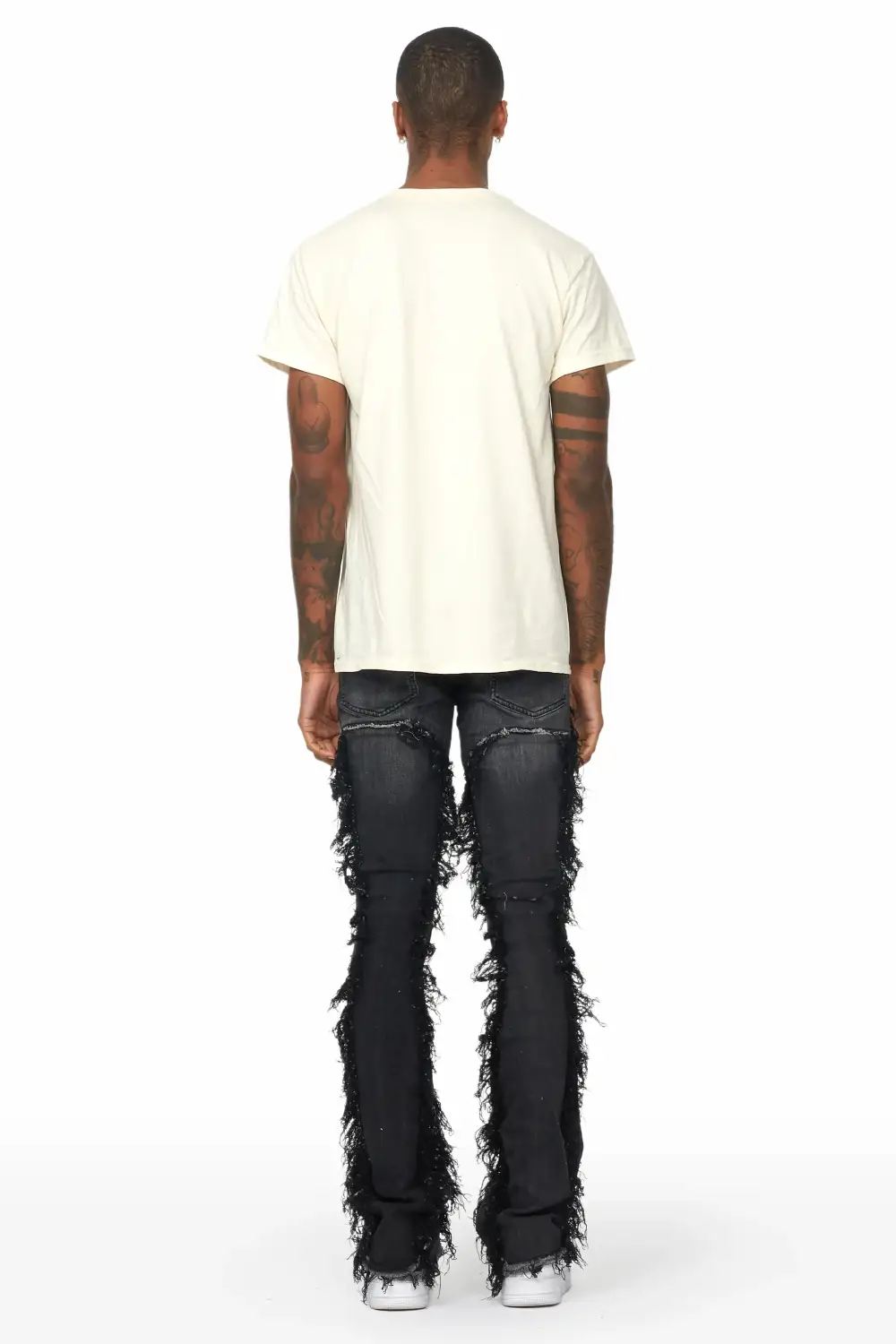 Tristan Grey Stacked Flare Jean