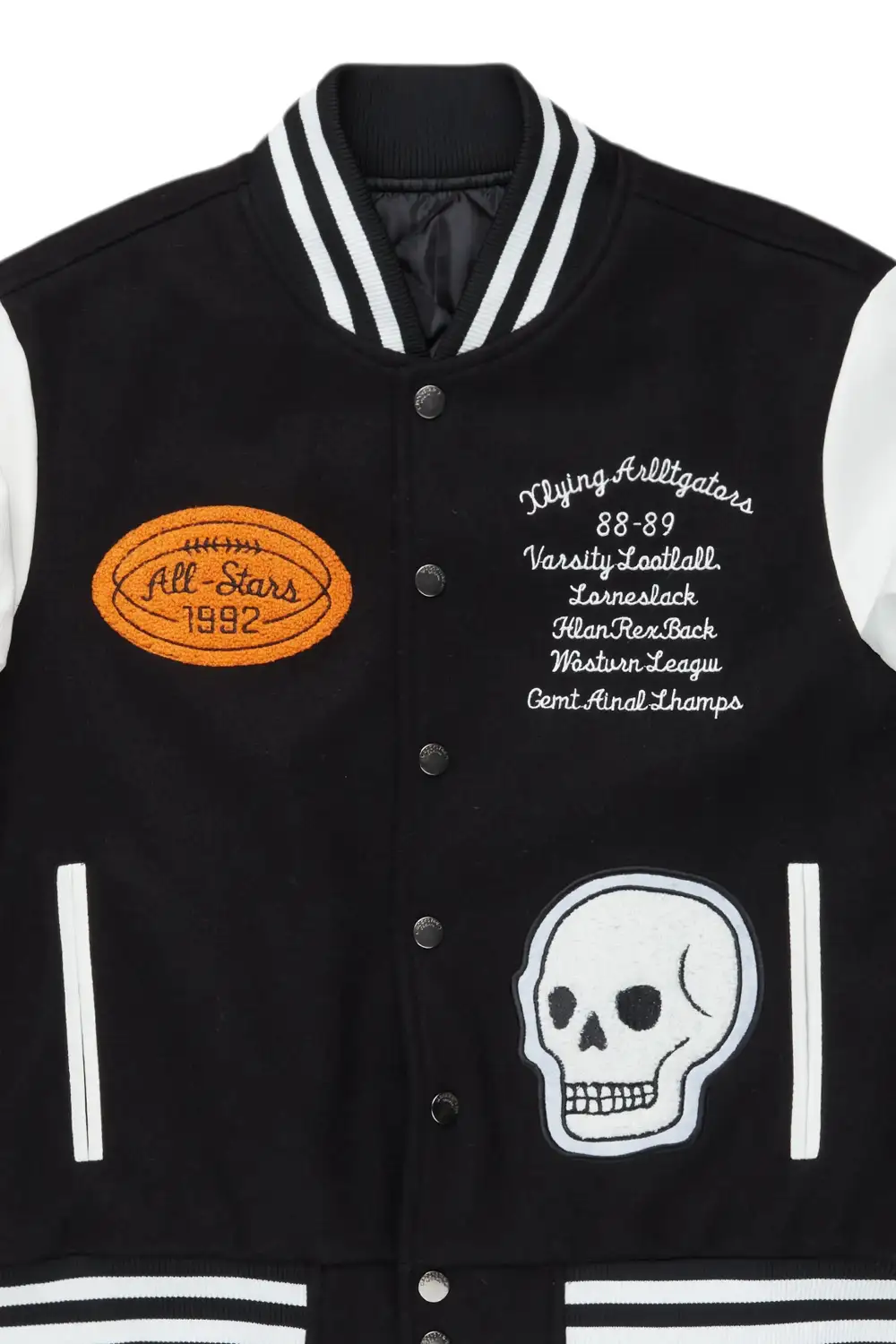 Eisen Black Varsity Jacket