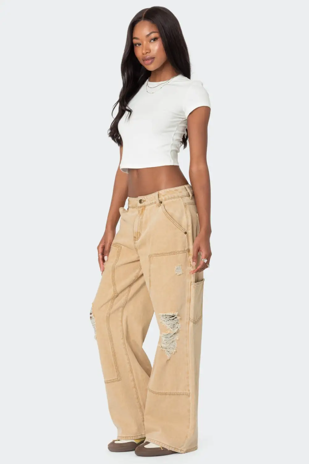 Alibi Distressed Carpenter Jeans