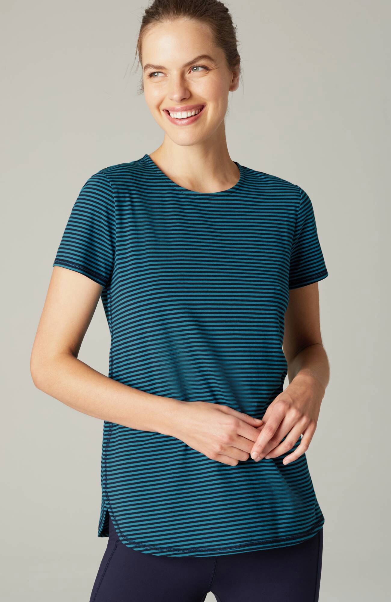 fit progress pima-stretch shirttail tee