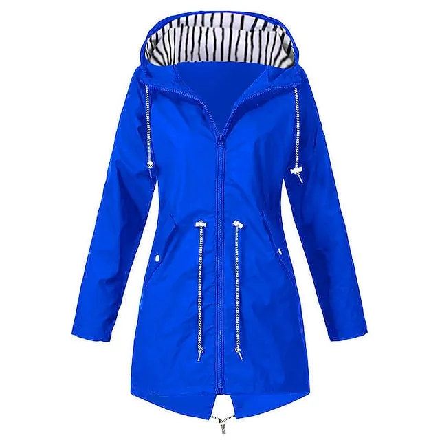 Women's Raincoats Windbreaker Rain Jacket