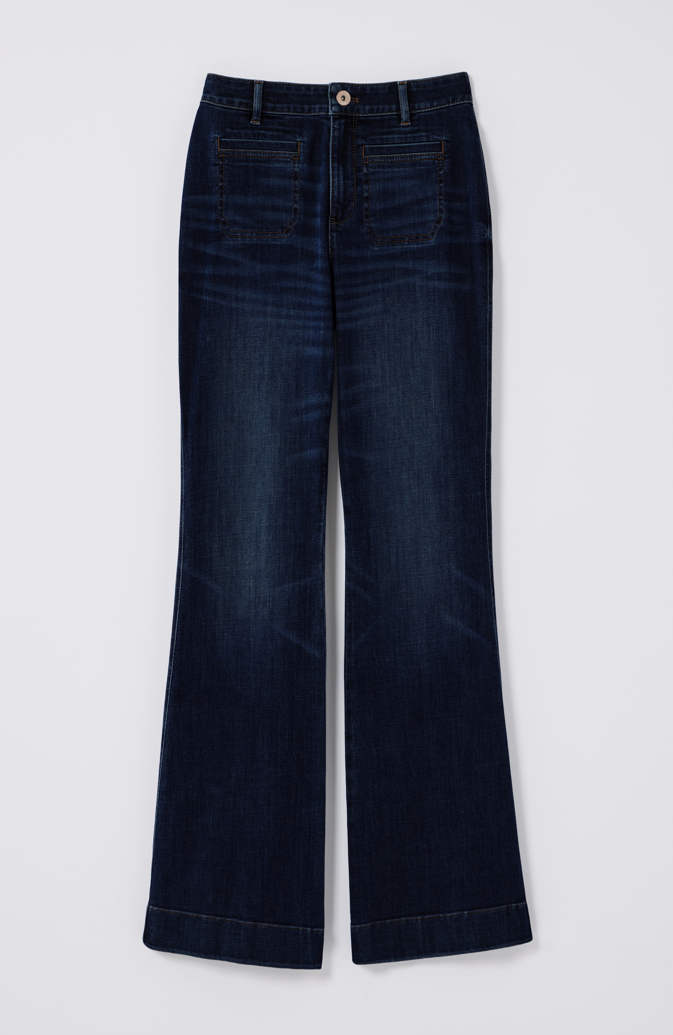 Curvy-Fit Flare Jeans