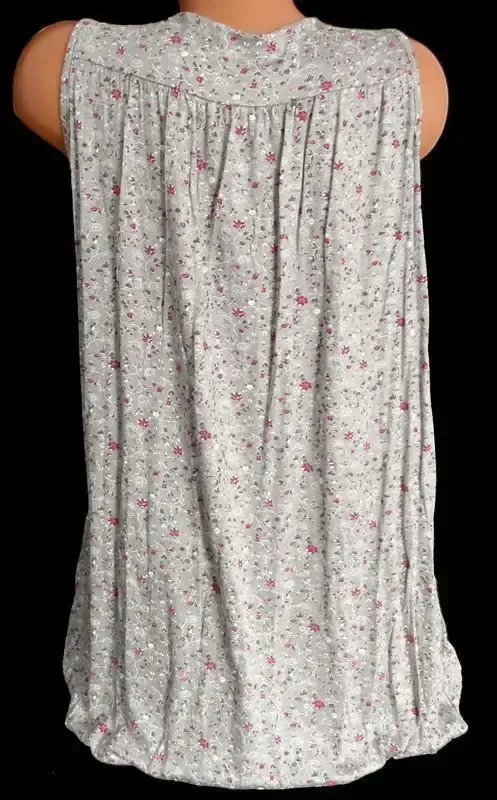 Plus Size Women Fashion Blouse Casual Loose Floral Printed Tops