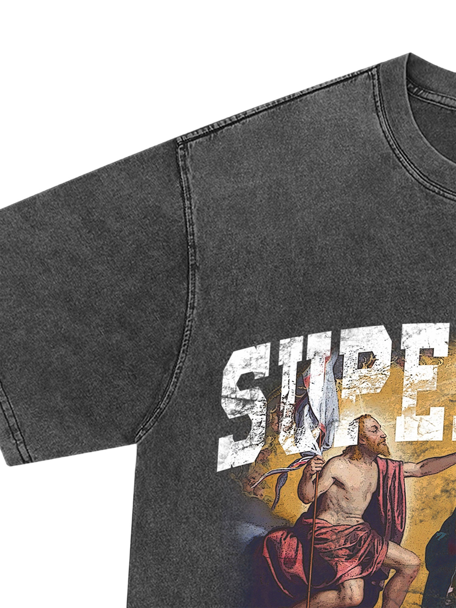 Renaissance Graphic Washed Vintage T-shirt - 2093