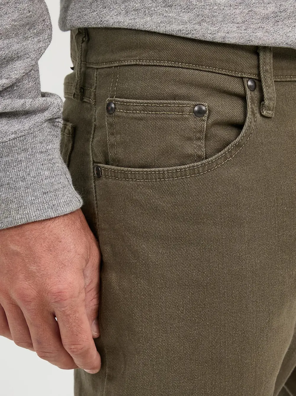 MEN'S FIVE STAR PREMIUM STRAIGHT FIT JEAN IN GARGOYLE