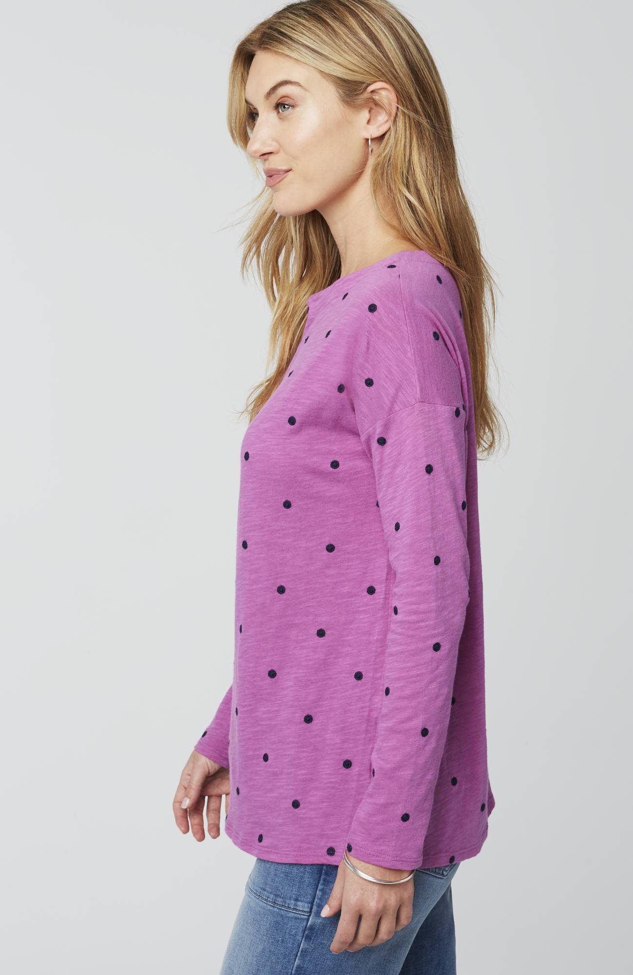 relaxed boat-neck tee