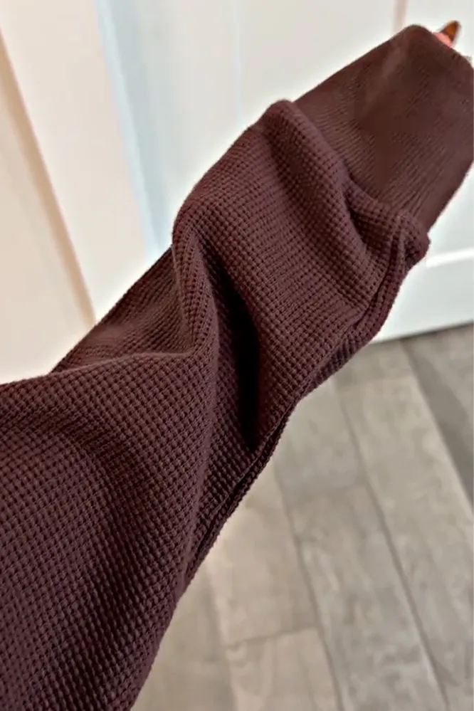 Women's Solid Color Corduroy Top and Pants