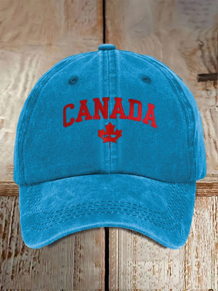 Unisex Canada 1867 Print Baseball Cap