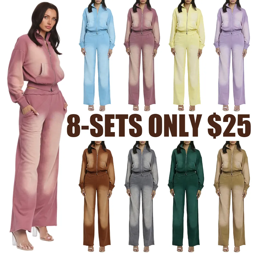 Women's Gradient Casual Two-Piece Set