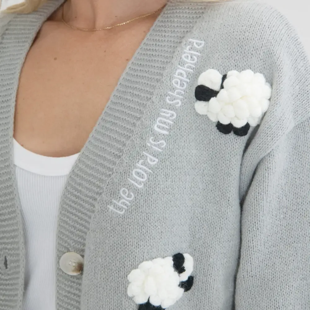 The Lord is my Shepherd Cardigan