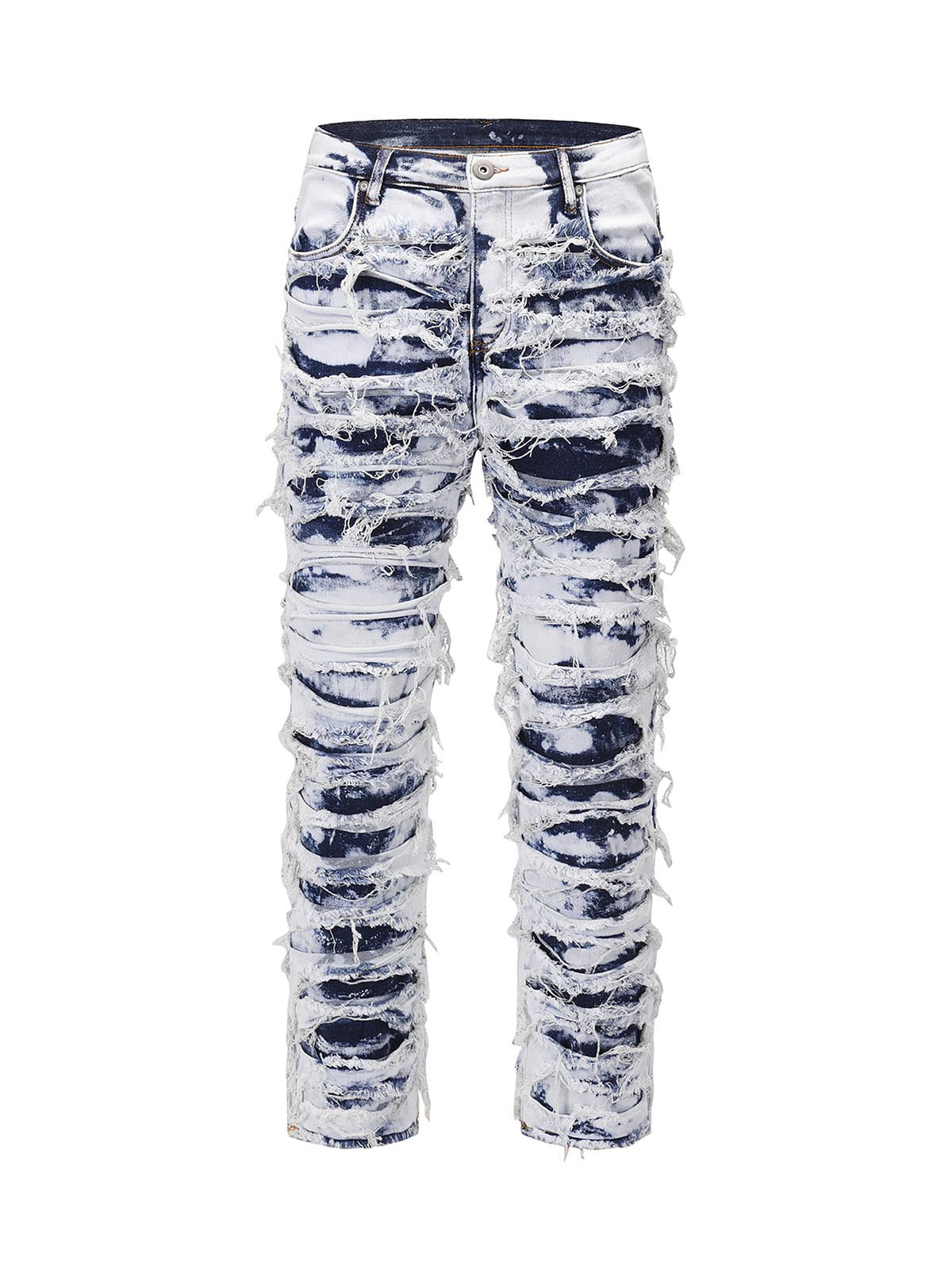 High Street Old Washed Slim Fit Jeans Pants - 1492