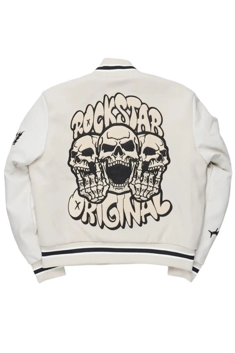 Rune Beige Varsity Jacket