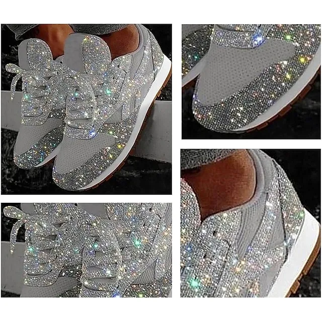 (Clearance Sale⚡) Women's Trainers Athletic Bling Bling Sneakers
